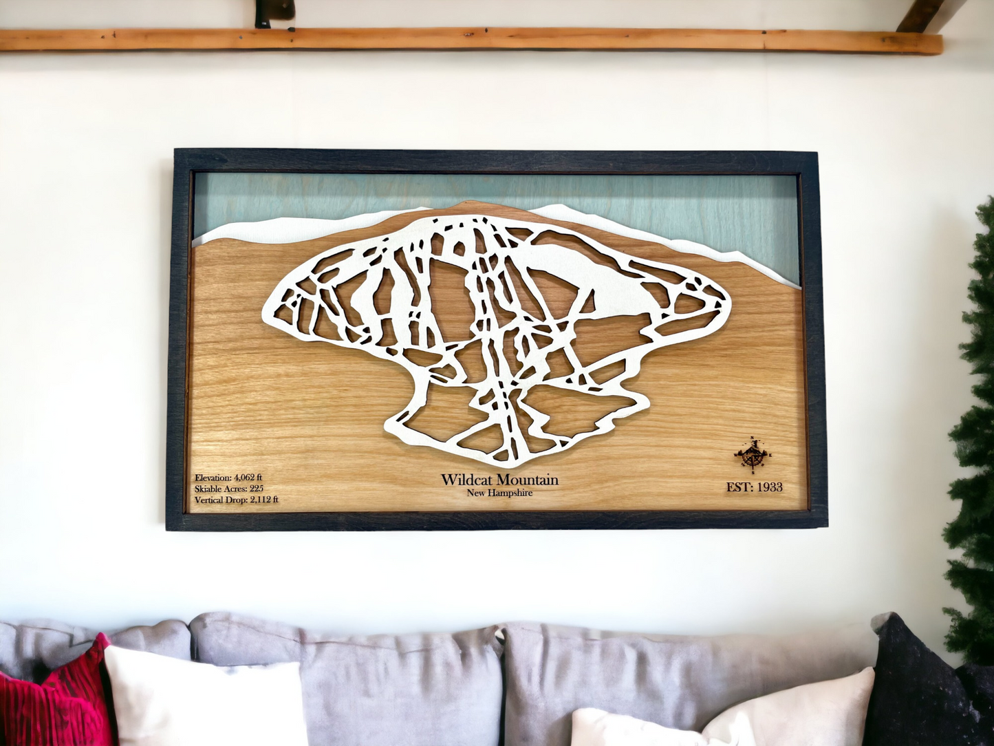 Custom Ski Trail Map