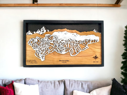 Breckenridge Wooden Trail Map