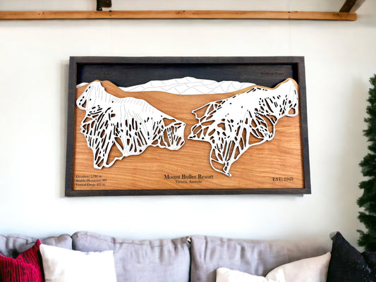 Mount Buller Wooden Trail Map