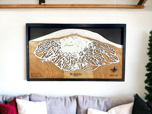 Mt. Bachelor Wooden Trail Map